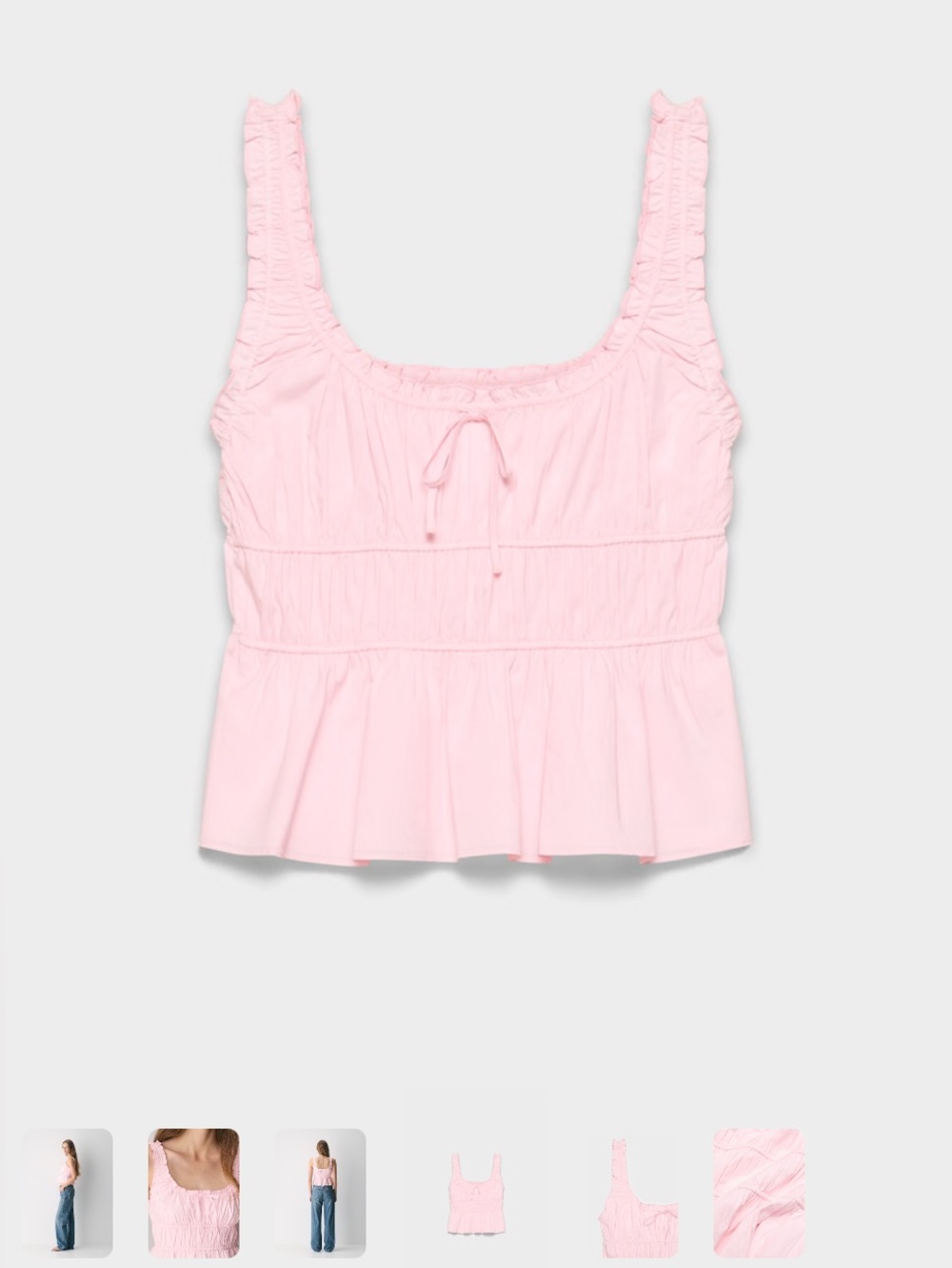 Aritzia Helena Poplin Top - Villa Pink